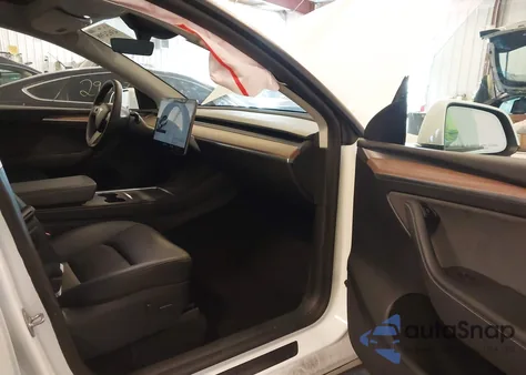 2025 Tesla Model Y Long Range Dual Motor All-Wheel Drive из США, поврежденный, VIN 7SAYGDEE9SF254808